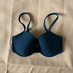 Aerie Black Push Up Underwire Bikini Top
